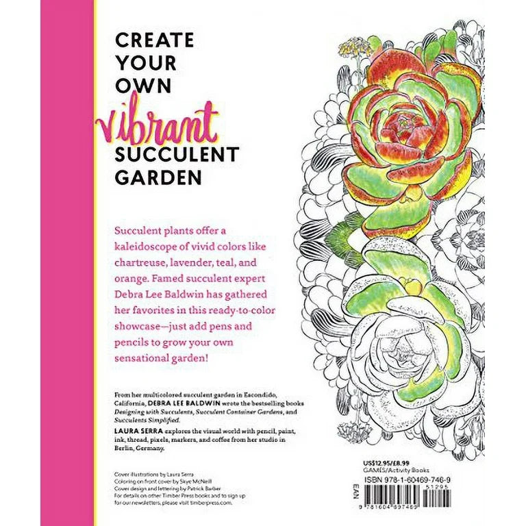 Sensational Succulents coloring book