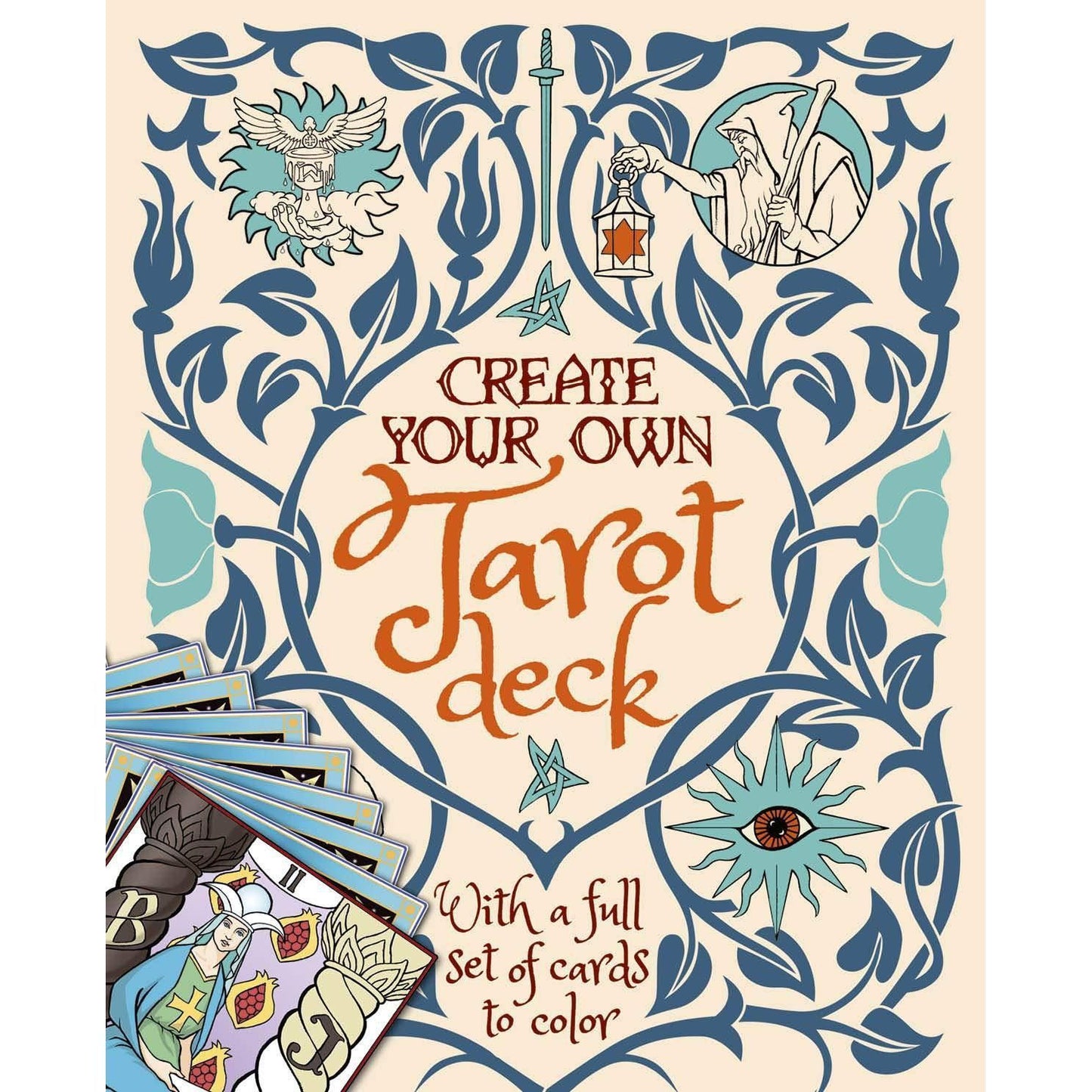 Color your Own Tarot Book and  Card Deck