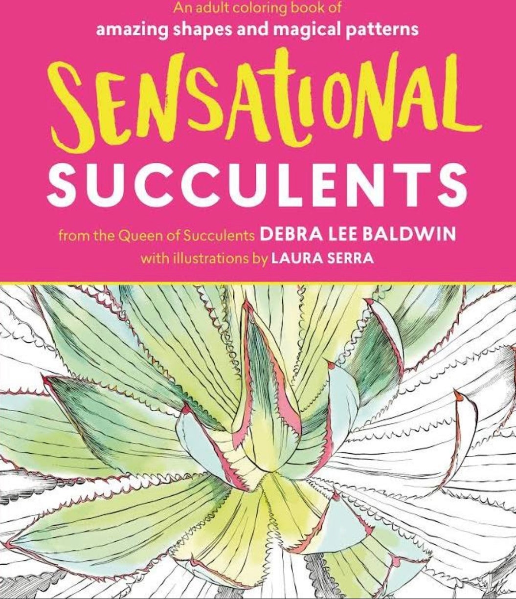 Sensational Succulents coloring book
