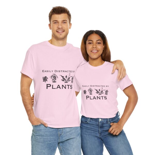 Easily Distracted by Plants Unisex Heavy Cotton Tee - Image 10