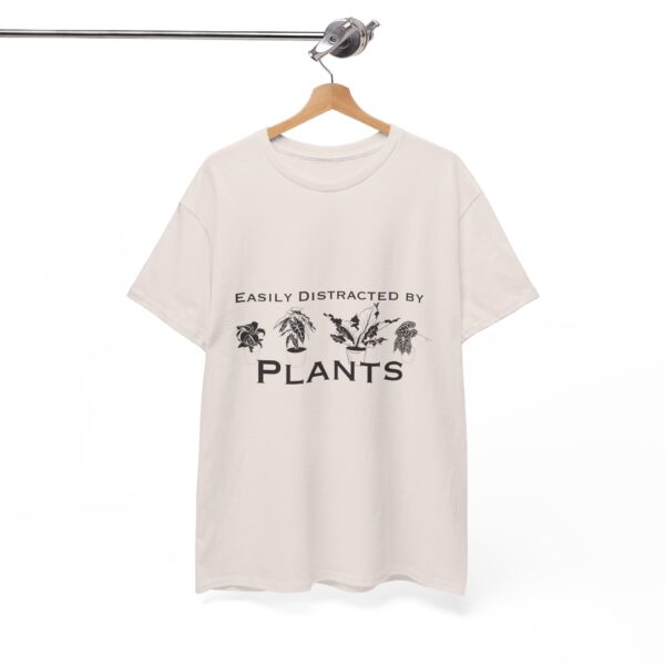 Easily Distracted by Plants Unisex Heavy Cotton Tee - Image 5