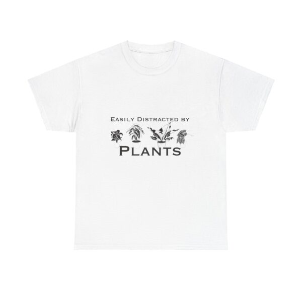 Easily Distracted by Plants Unisex Heavy Cotton Tee