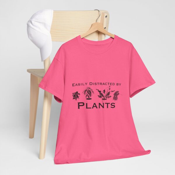 Easily Distracted by Plants Unisex Heavy Cotton Tee - Image 13