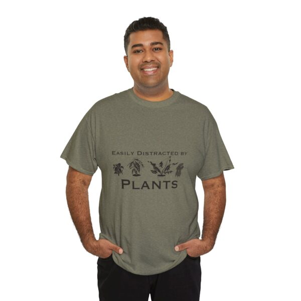 Easily Distracted by Plants Unisex Heavy Cotton Tee - Image 15