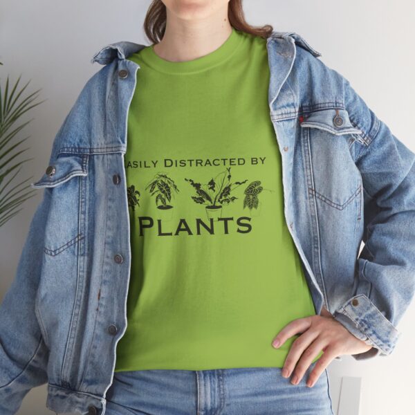 Easily Distracted by Plants Unisex Heavy Cotton Tee - Image 17