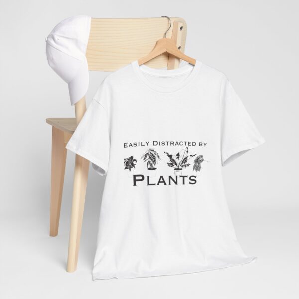 Easily Distracted by Plants Unisex Heavy Cotton Tee - Image 18