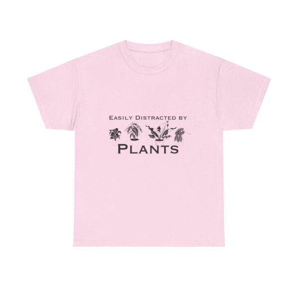 Easily Distracted by Plants Unisex Heavy Cotton Tee - Image 4