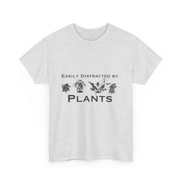 Easily Distracted by Plants Unisex Heavy Cotton Tee - Image 9