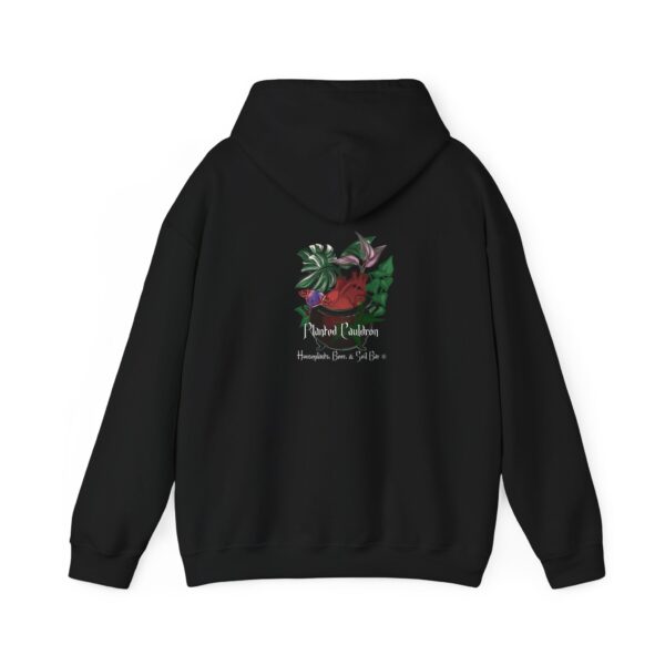 Cozy Plant Lover Hoodie - Unisex Heavy Blend™ Sweatshirt with Botanical Design - Image 2